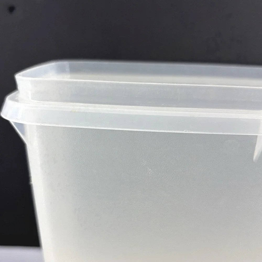 Vintage Tupperware Cereal Keeper 469-20 Sheer Clear 13 Cup Storage No Lid USA